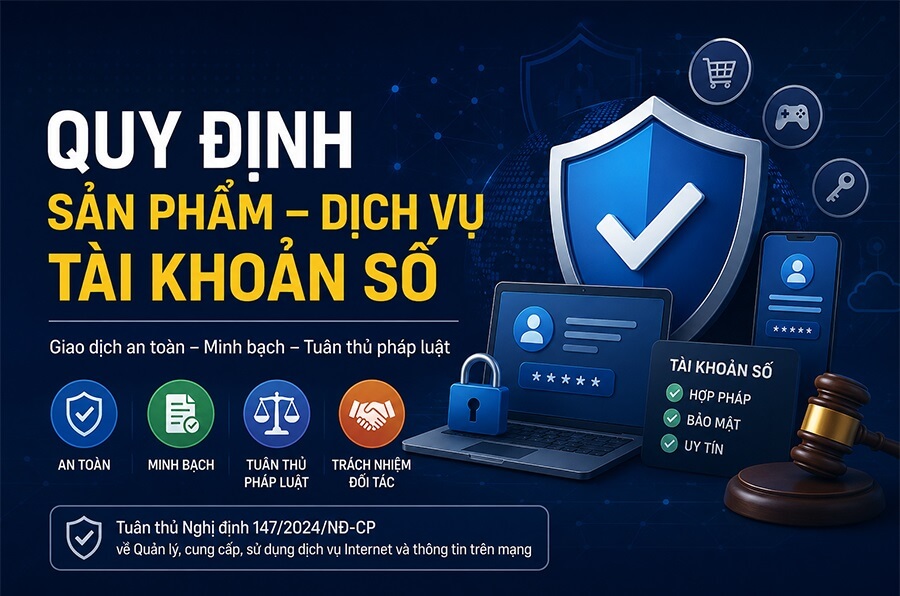 Quy Định Sản Phẩm- Dịch Vụ Tài Khoản Số